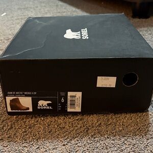 Sorel Joan of Arctic Black Wedge Boots